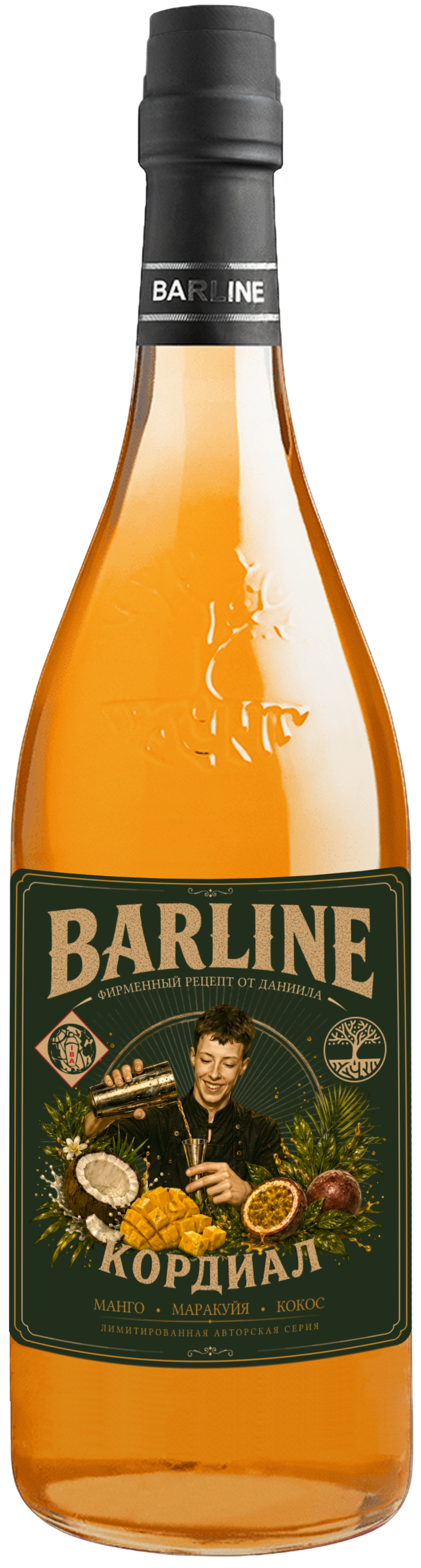 Кордиал Barline Манго, маракуйя и кокос из серии Легенды бара