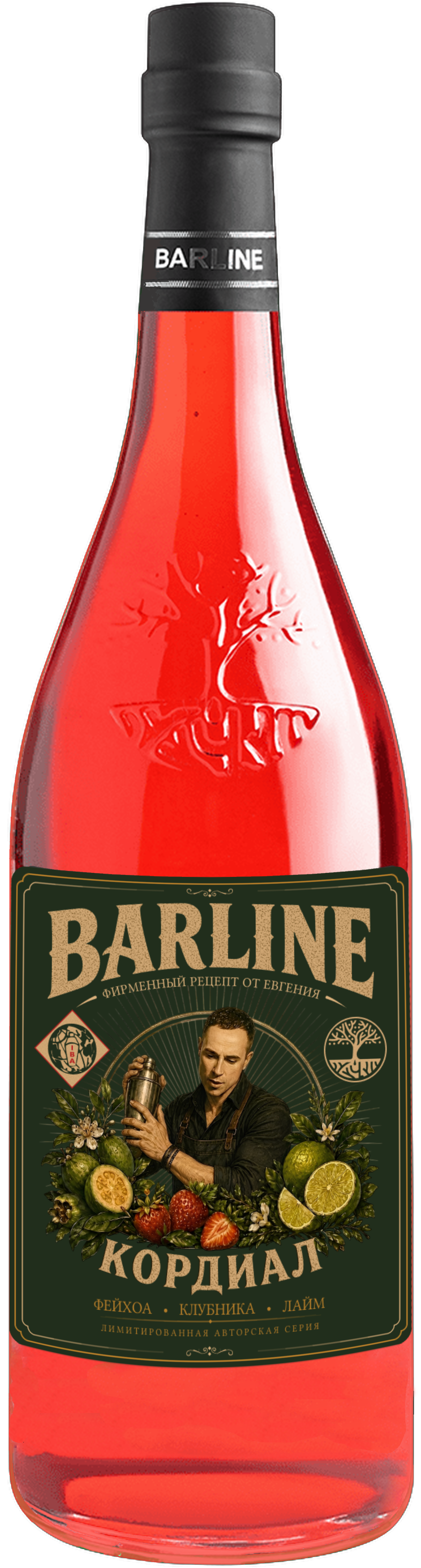 Кордиал Barline Фейхоа, клубника и лайм из серии Легенды бара