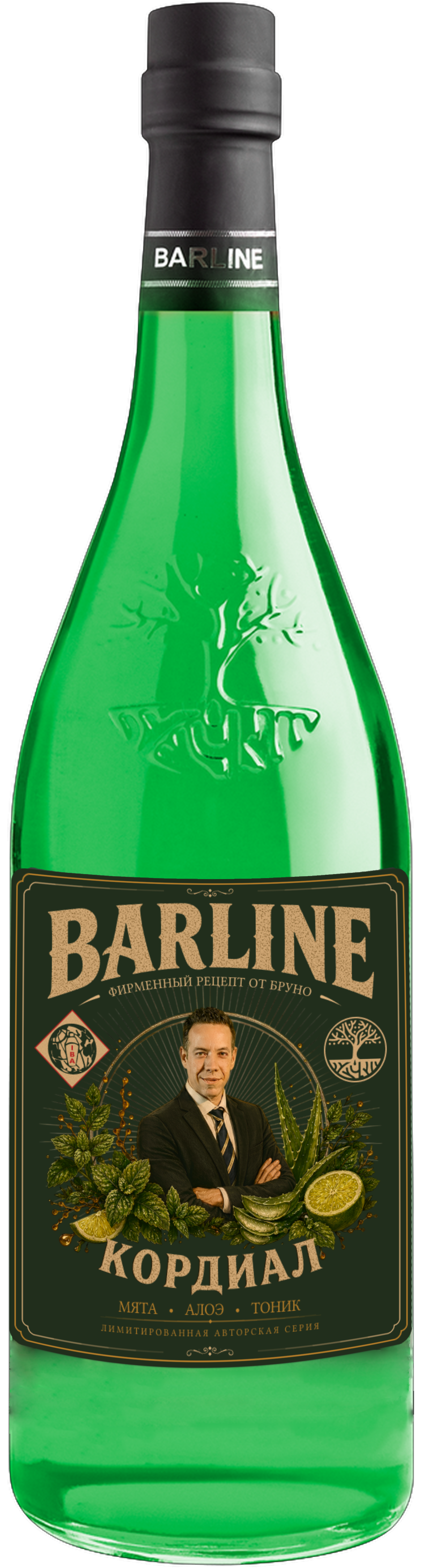 Кордиал Barline Мята, алоэ и тоник из серии Легенды бара
