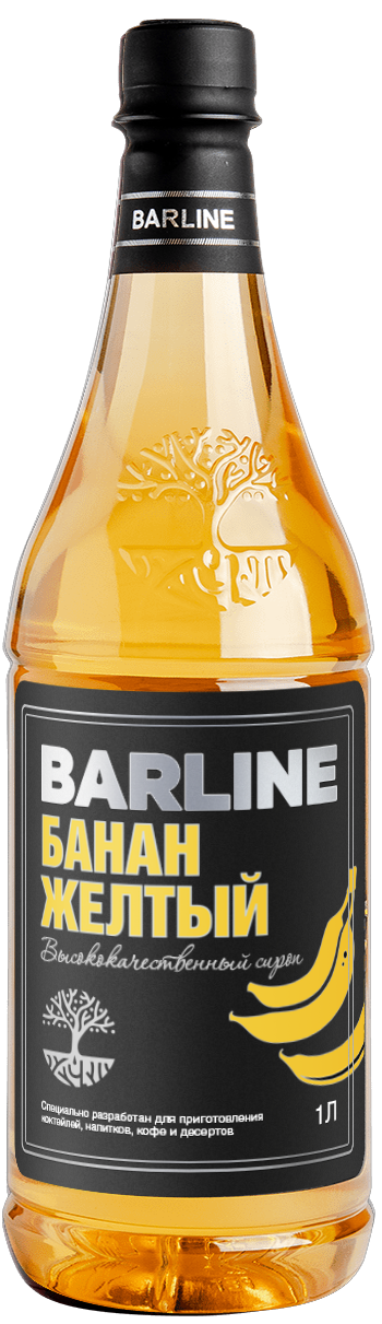Банан ЖЕЛТЫЙ сироп 1 л в ПЭТ