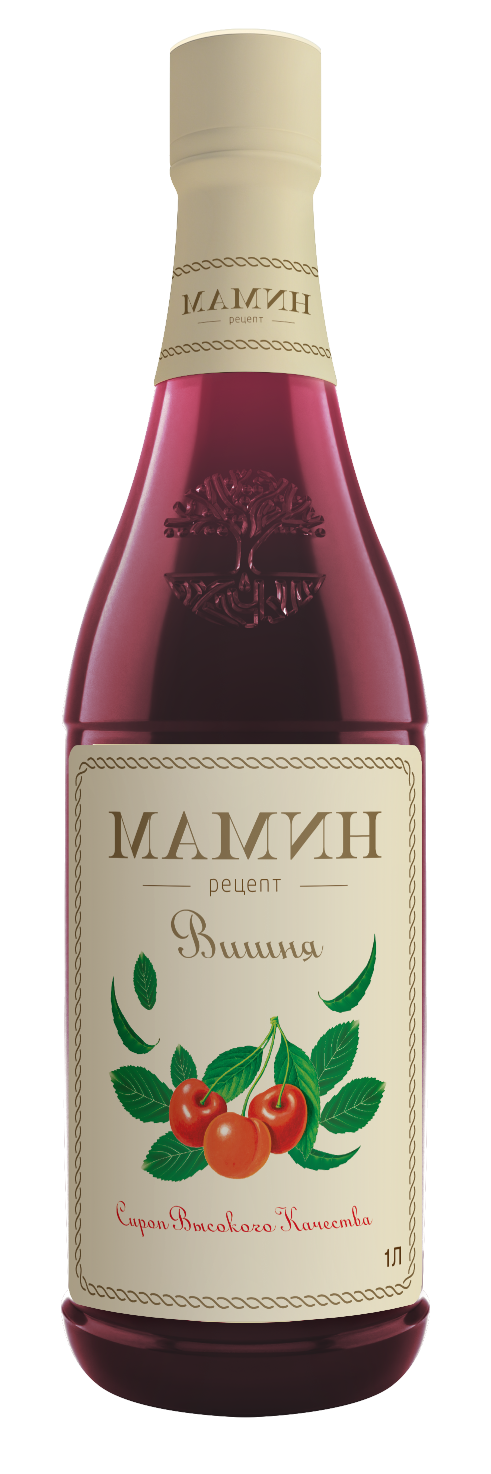 Вишня сироп ПЭТ 1,0 МАМИН РЕЦЕПТ