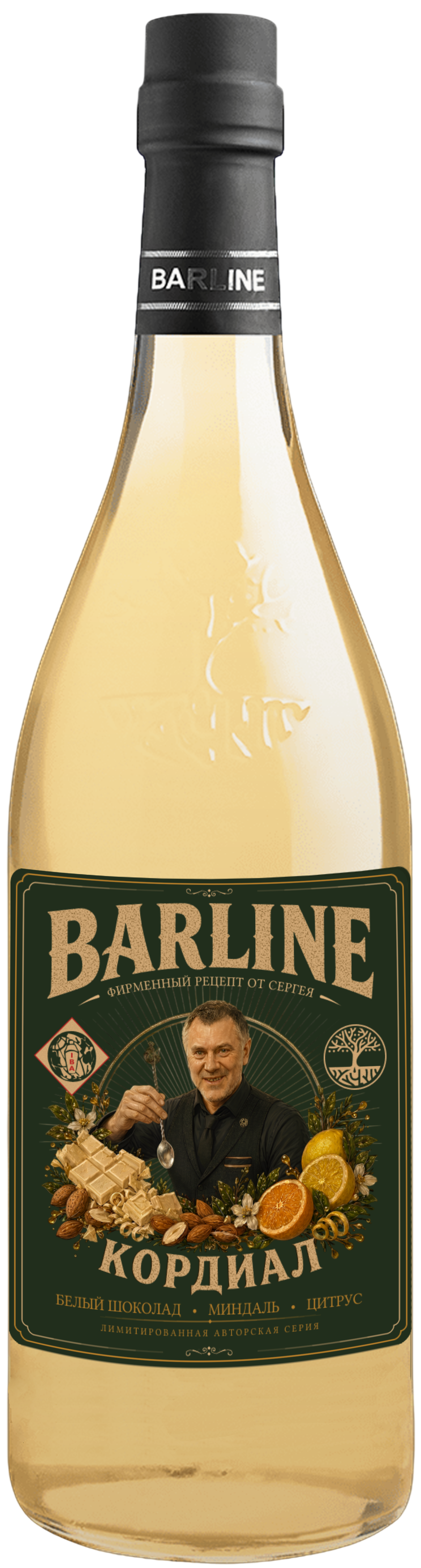 Кордиал Barline Белый шоколад, миндаль и цитрус из серии Легенды бара