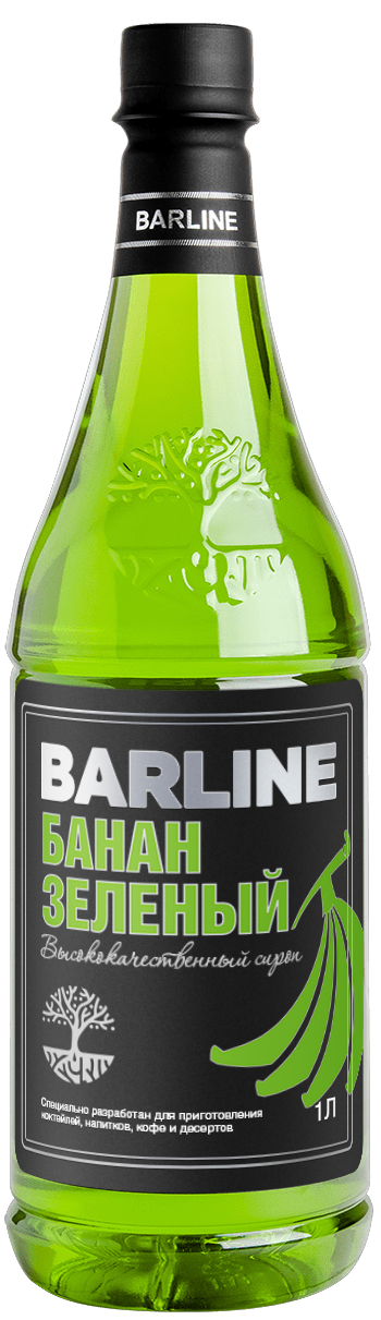 Банан зеленый сироп 1 л в ПЭТ