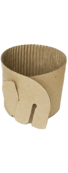 Держатель для стаканов Cup Holder (кап-холдер) УНИВЕРС из 2х слойной МГК бурый (1000 шт/кор)